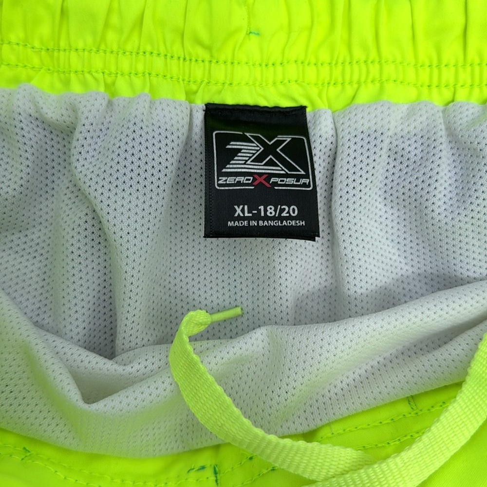 Boys Colorful Blue & Green Surf Shorts Swim Trunks Board Shorts M1012 XL… - Picture 3 of 3